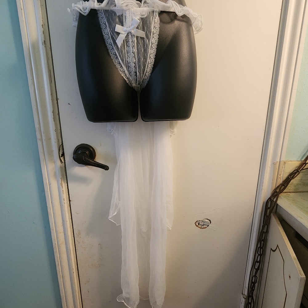 Be Wicked! Bridal panties with attached veil  S/M